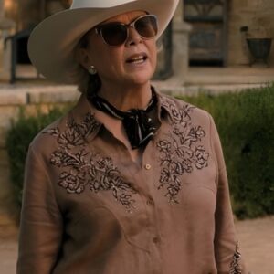 Dutton Ranch 2026 Annette Bening Floral Western Shirt
