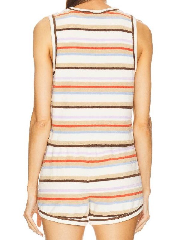 The Four Seasons S2 Erika Henningsen Striped Tank And Shorts Set