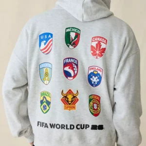 FIFA World Cup 2026 Country Patches Hoodie