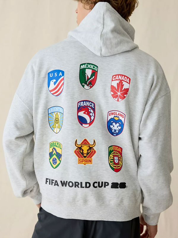 FIFA World Cup 2026 Country Patches Hoodie