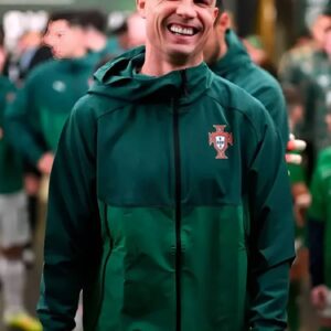 FIFA World Cup 2026 Qualifier Cristiano Ronaldo Green Jacket