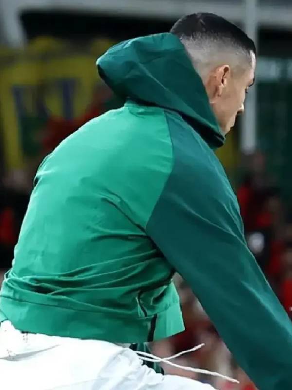 FIFA World Cup 2026 Qualifier Cristiano Ronaldo Green Jacket