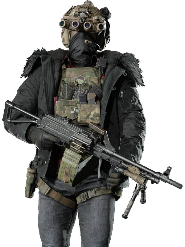 Hound Wolf Squad Resident Evil 8 Gray Jacket