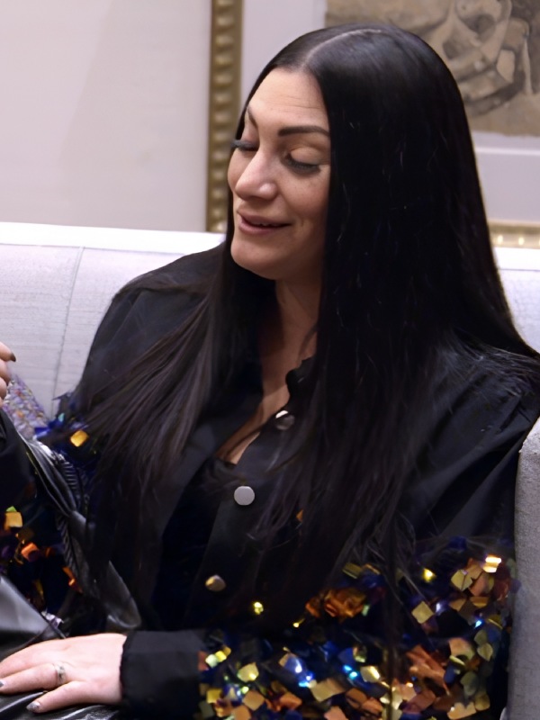 Jersey Shore Family Vacation S9 Deena Cortese Sequin Patchwork Jacket