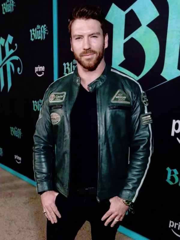 The Bluff 2026 Event Jesse Kove Green Leather Jacket