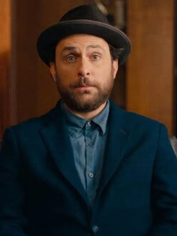Charlie Day Fool’s Paradise Blue Blazer