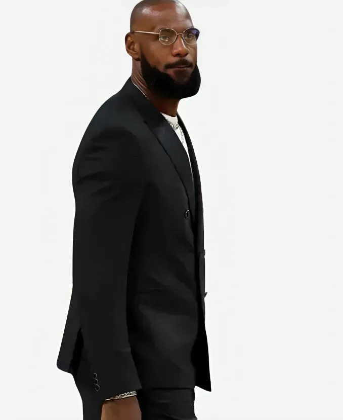 LeBron James Warriors V Lakers Black Blazer