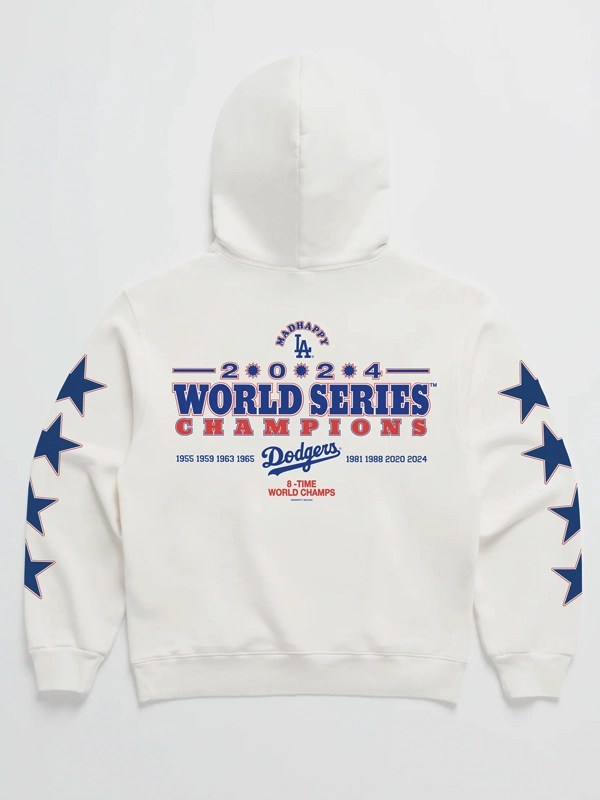 Madhappy Dodgers 2024 World Series Midweight Hoodie