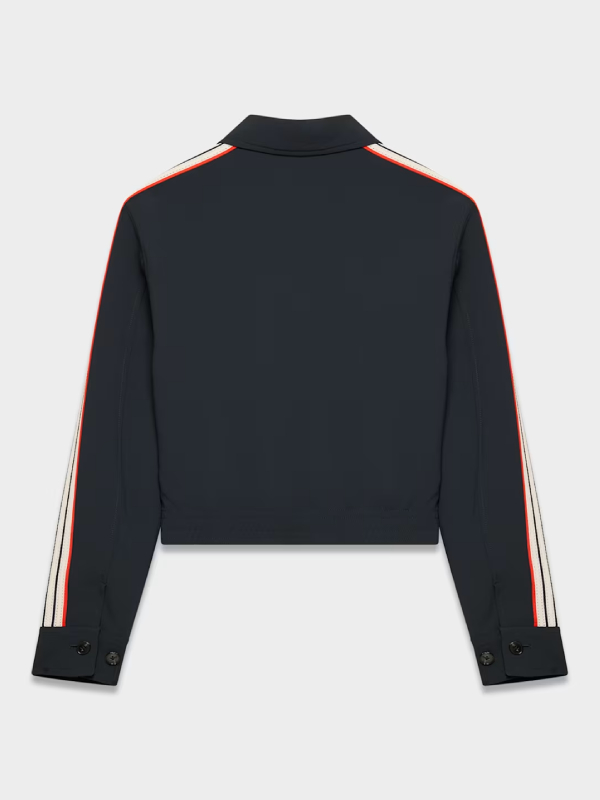 Off Campus 2026 Mika Abdalla Black Bomber Jacket