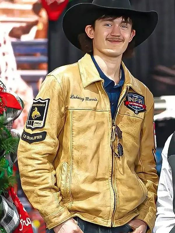 NFR Las Vegas Logan Hay Leather Jacket