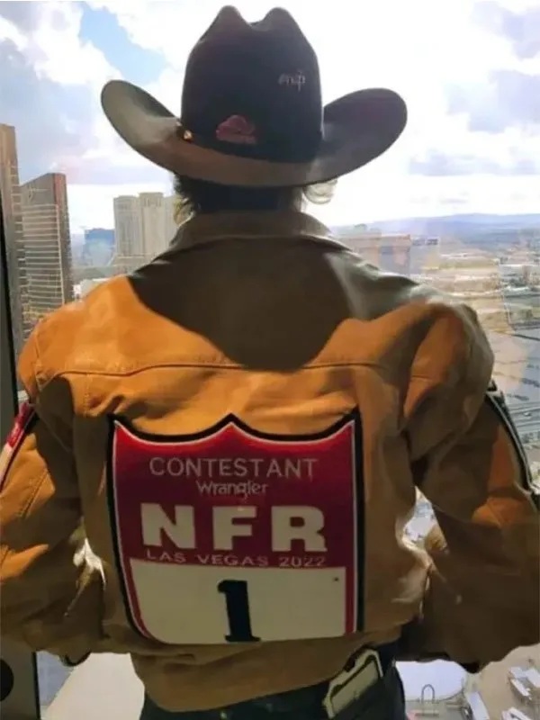 NFR Las Vegas Logan Hay Leather Jacket