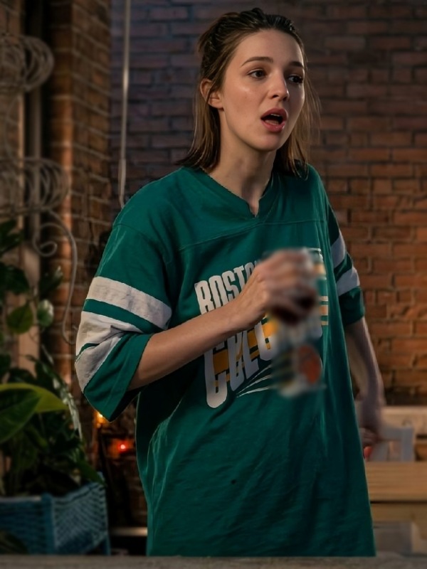 Not Suitable for Work 2026 Ella Hunt Green T-Shirt