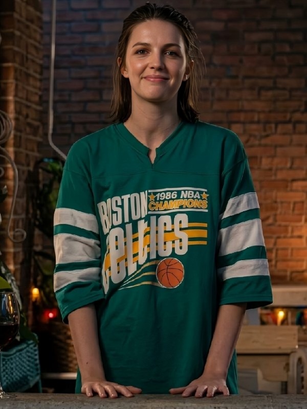 Not Suitable for Work 2026 Ella Hunt Green T-Shirt