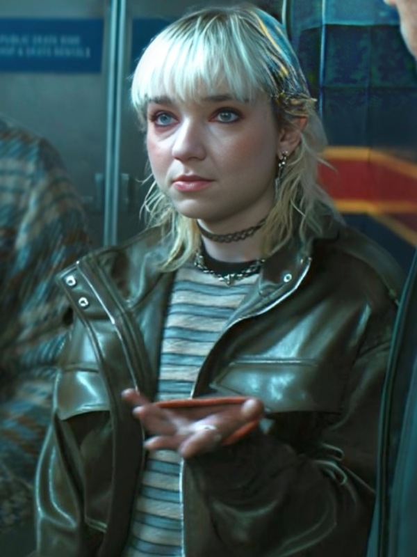 Off Campus 2026 Mika Abdalla Brown Leather Jacket