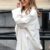 Office Romance 2026 Jennifer Lopez White Trench Coat