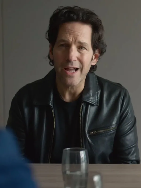 Power Ballad Rick Black Leather Jacket