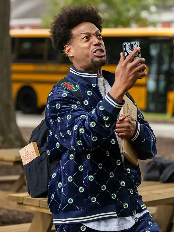 Scary Movie Marlon Wayans Velour Track Jacket
