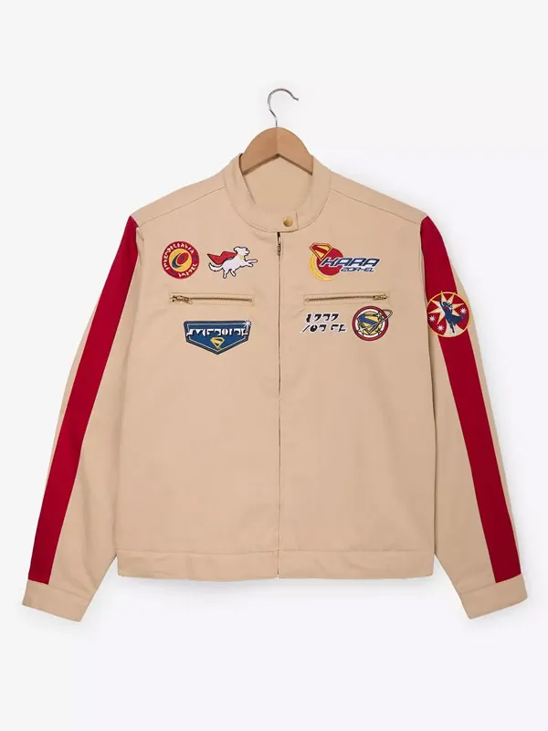 Supergirl Beige Cotton Unisex Jacket