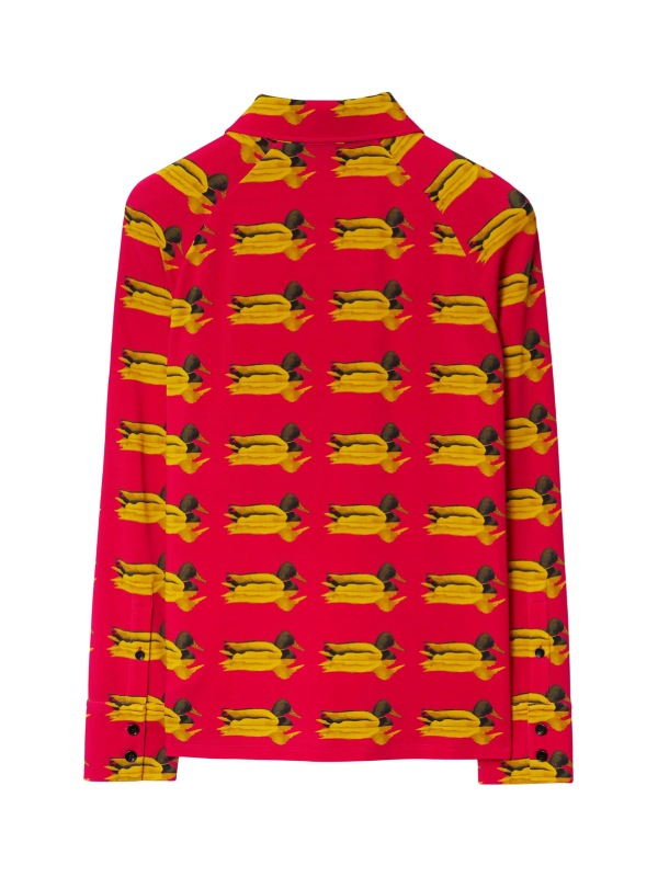 Tamron Hall Show June Ambrose Duck Print Shirt