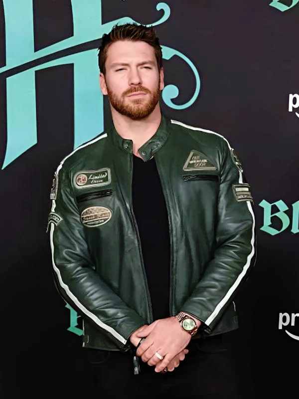 The Bluff 2026 Event Jesse Kove Green Leather Jacket