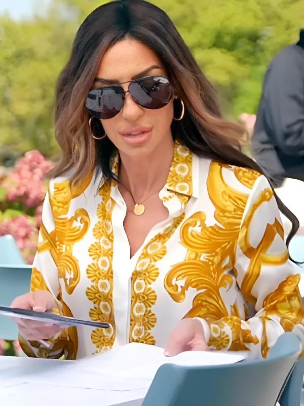 The Real Housewives of Rhode Island Alicia Carmody Printed Shirt