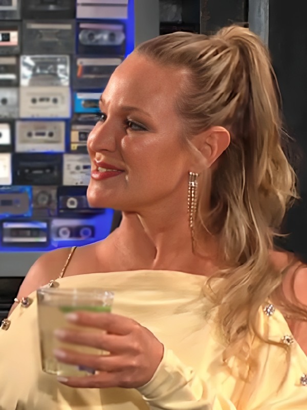 The Young and the Restless Sharon Case Yellow Off the Shoulder Top