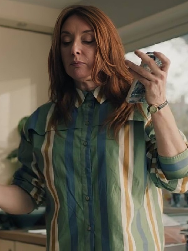 Tip Toe 2026 Elizabeth Berrington Green Stripe Shirt