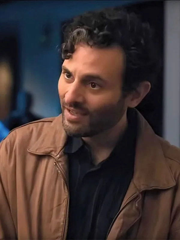 Arian Moayed You Hurt My Feelings Brown Jacket