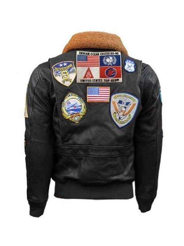 Top Gun G-1 Leather Jacket - Image 2