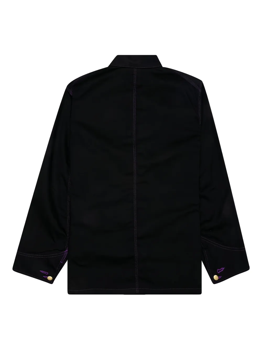 Eaton Black Suede Bomber Jacket - Image 2