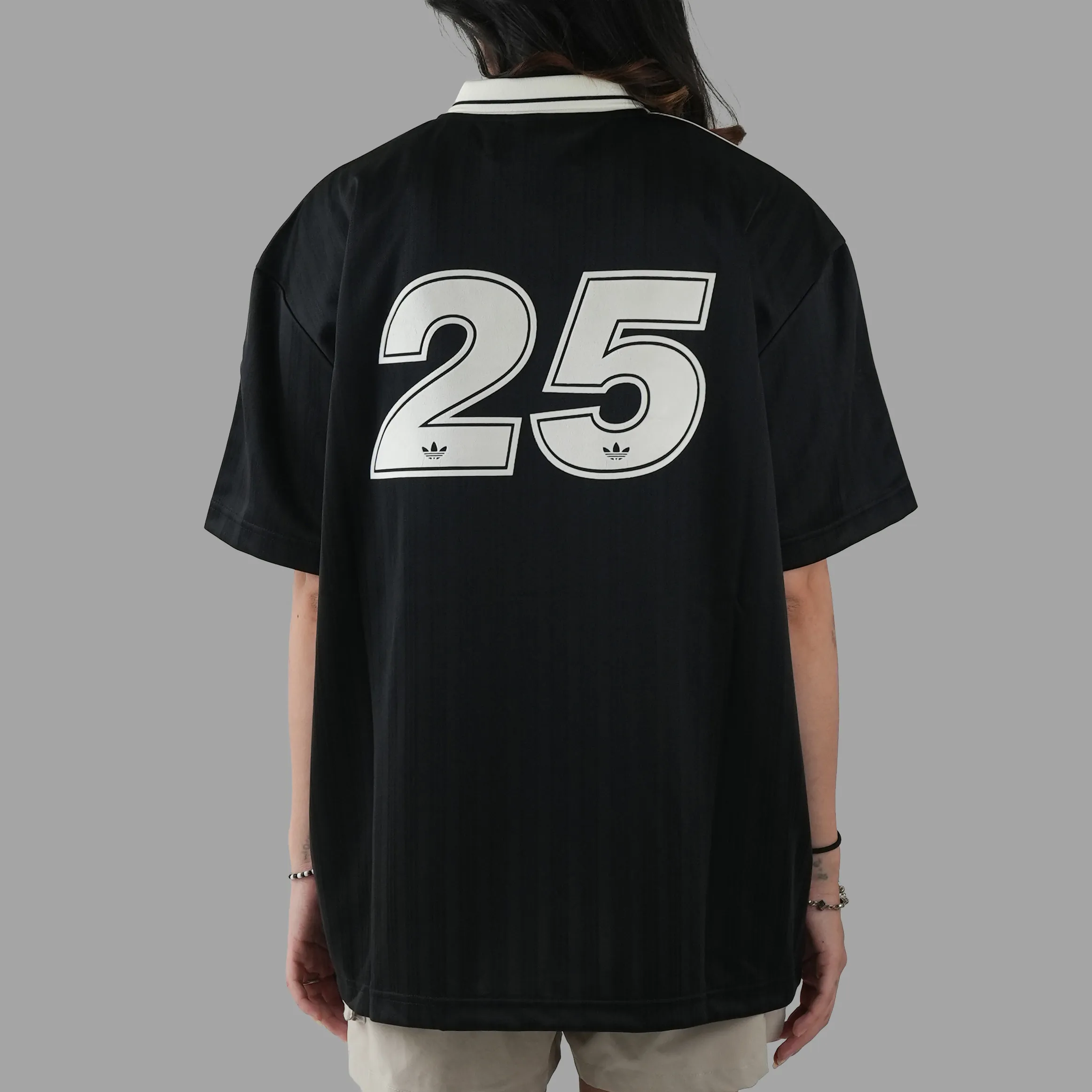Adidas X Oasis Tour Jacquard Jersey Black - Image 3