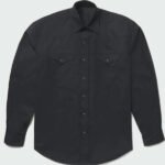 Dutton Ranch 2026 Cole Hauser Black Western Shirt