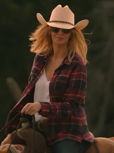 Dutton Ranch 2026 Kelly Reilly Plaid Shirt