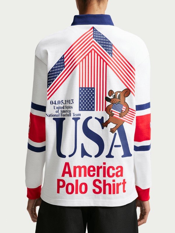 USA vs Senegal Pregame Arrival USMNT Long-Sleeve Rugby Top - Image 6