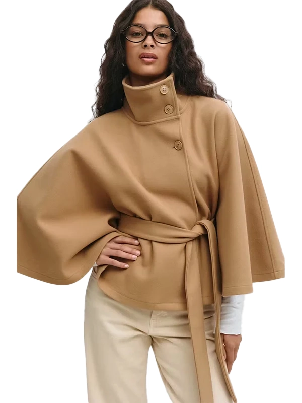 Gina Tricot Belt Cape Jacket - Image 3