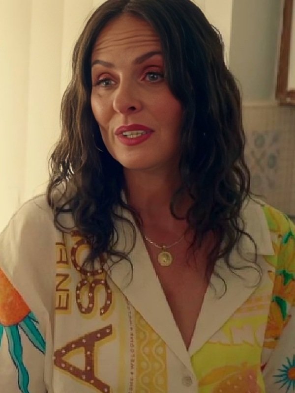 G’wed S3 Leanne Best Printed Tie Front Shirt