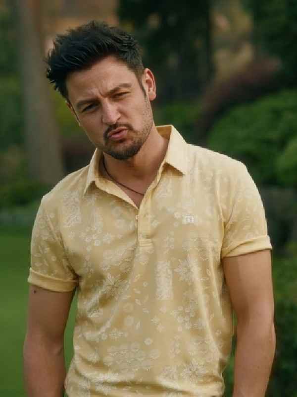 I’ll Be Seeing You 2026 Tyler Hynes Floral Tile Print Polo