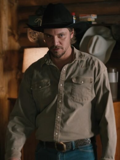 Marshals 2026 Luke Grimes Brown Shirt