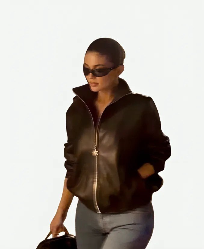 Kylie Jenner LA Event Leather Jacket - Image 4