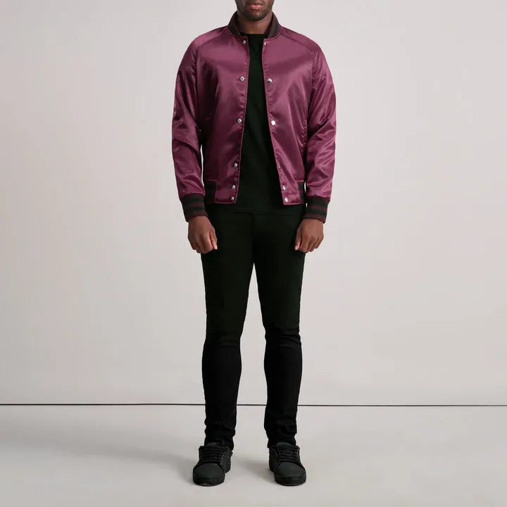 Xander Maroon Varsity Jacket - Image 4