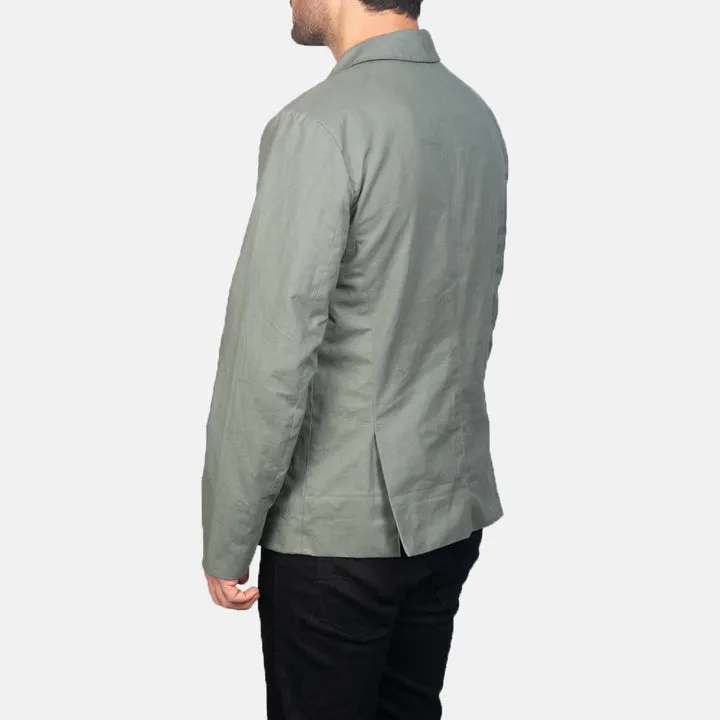 Kajetan Grey Safari Jacket - Image 5