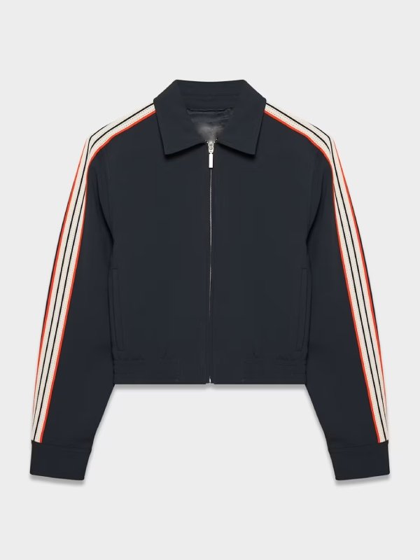 Off Campus 2026 Mika Abdalla Black Bomber Jacket - Image 3