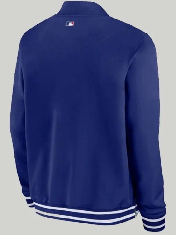 Dave Roberts LA Dodgers Blue Bomber Jacket - Image 4