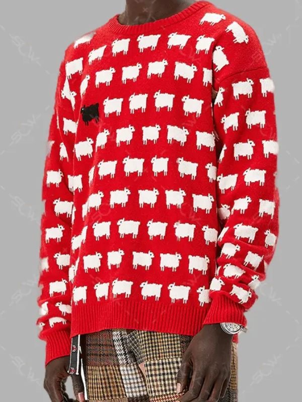 Princess Diana Black Sheep Sweater - Image 4