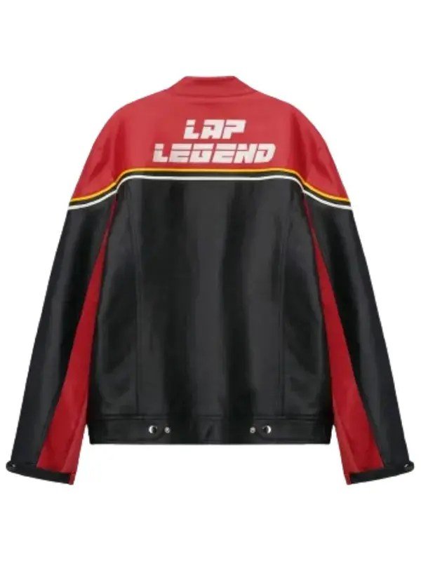 RTA Racing Red Leather Jacket - Image 2