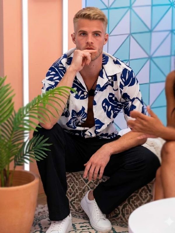 Sam Workman Love Island UK S13 Floral Print Shirt