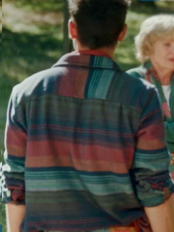 I’ll Be Seeing You 2026 Tyler Hynes Striped Flannel Shirt - Image 2