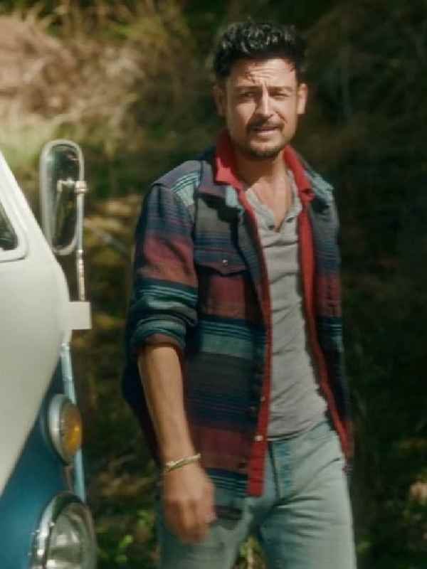 I’ll Be Seeing You 2026 Tyler Hynes Striped Flannel Shirt - Image 3