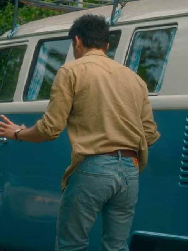I’ll Be Seeing You 2026 Tyler Hynes Beige Button Shirt - Image 2