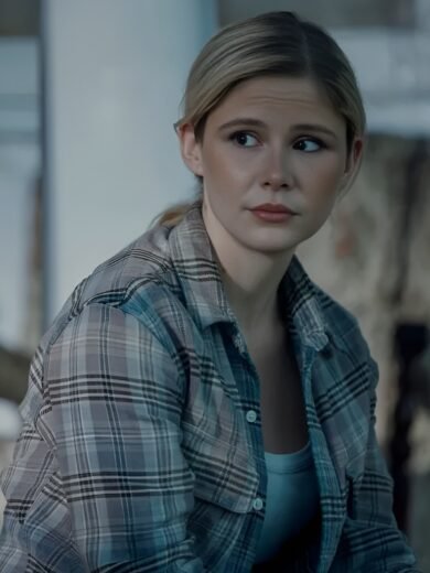 The Boys S5 Erin Moriarty Plaid Shirt